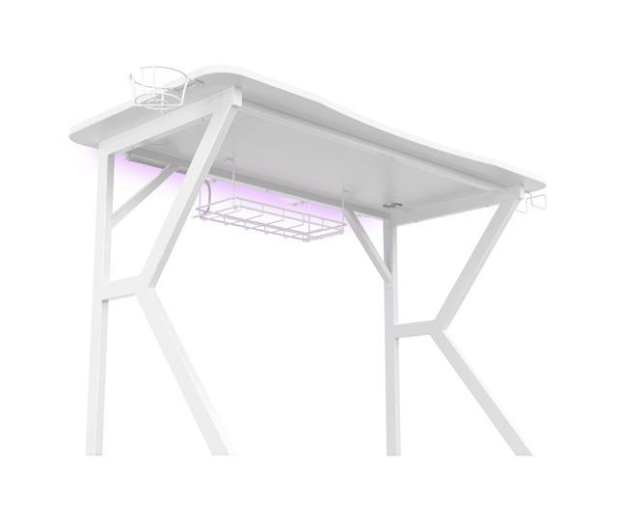 Genesis Biurko gamingowe HOLM 320 RGB białe - 1077883 - zdjęcie 5